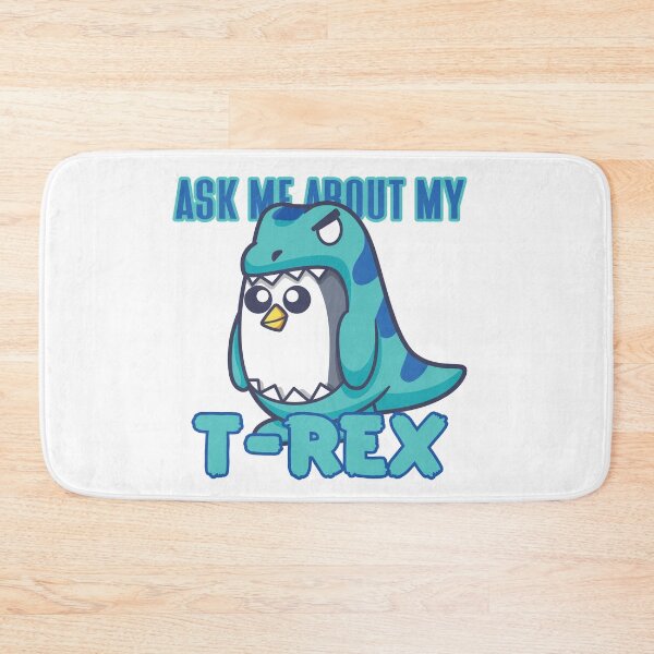 Item preview, Pregúntame por mi T-Rex - Cute Penguin designed and sold by onjcdesign.