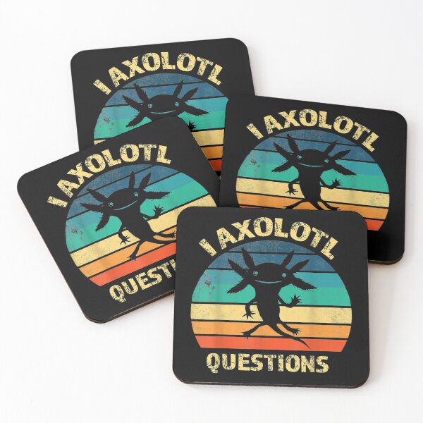 Item preview, I Axolotl Questions Funny Axolotl Vintage Retro designed and sold by TolaMarciniak.