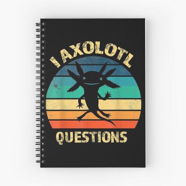 Item preview, I Axolotl Questions Funny Axolotl Vintage Retro designed and sold by TolaMarciniak.