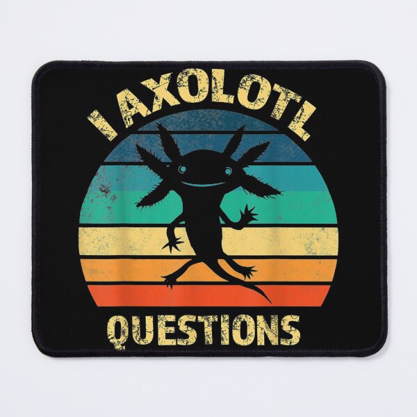 Item preview, I Axolotl Questions Funny Axolotl Vintage Retro designed and sold by TolaMarciniak.