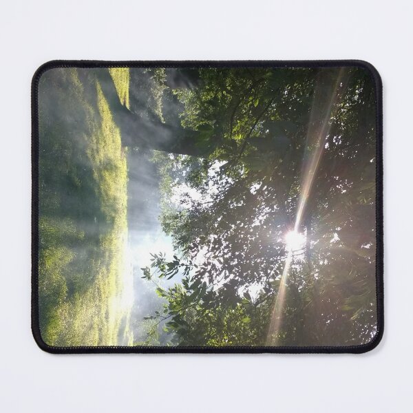 M.I. #12 |☼| Smoky Tree Sun Rays - Portrait Shot (Pearson Park) Mouse Pad