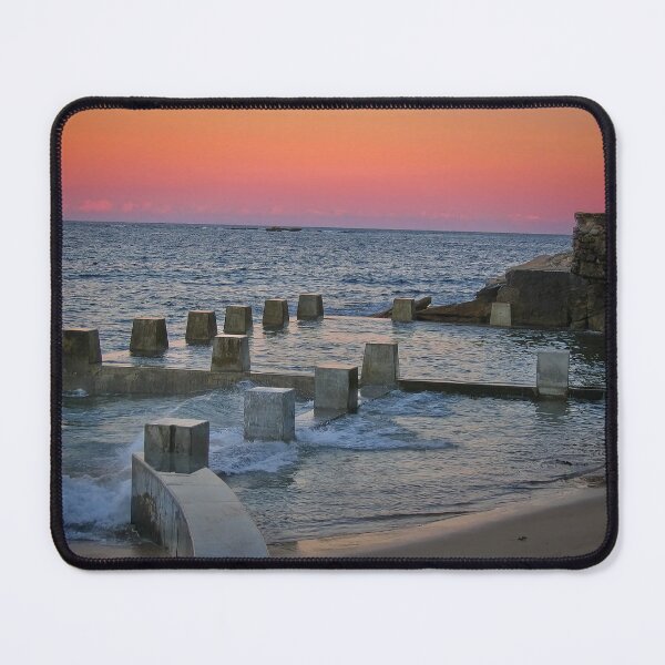 Item preview, Red sky over pool designed and sold by Blackadder Photography.