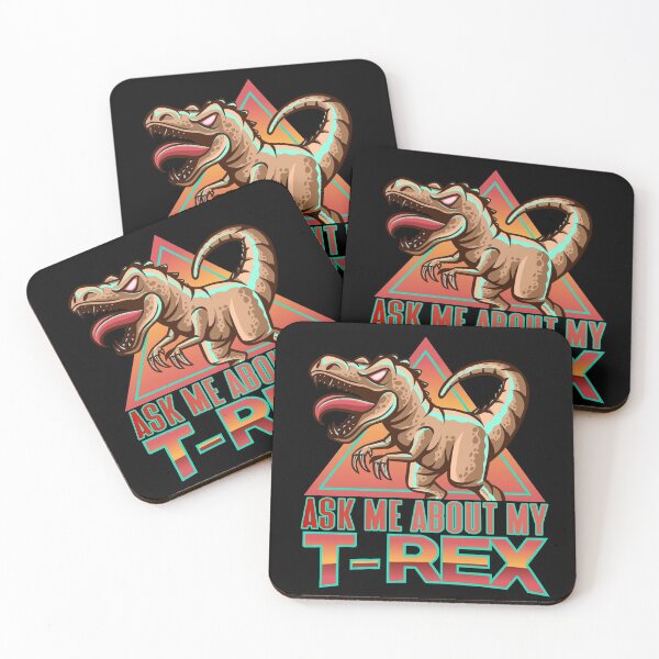 Item preview, Pregúntame por mi T-Rex - Chilled Out Dinosaurus designed and sold by onjcdesign.