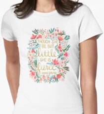 Klein und heftig Tailliertes T-Shirt für Frauen