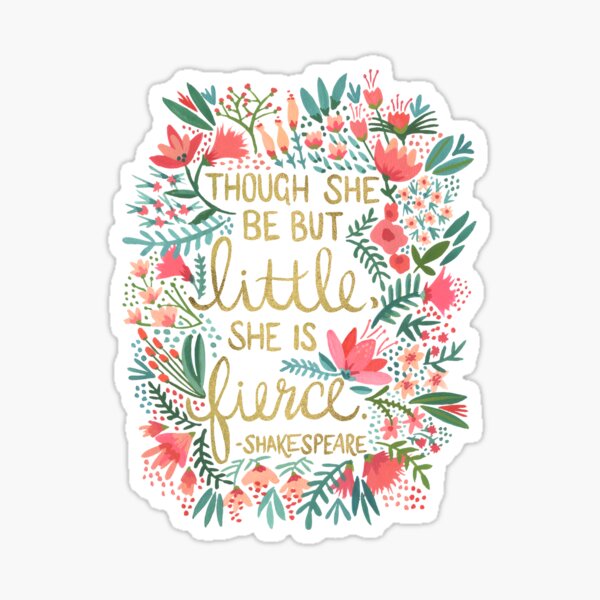 Item preview, Little & Fierce on Charcoal designed and sold by Cat Coquillette.