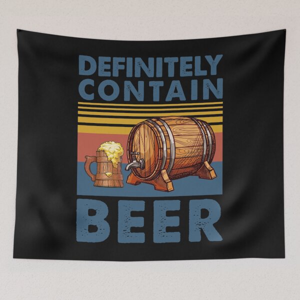 Item preview, Definitely Contains Beer Funny St. Patricks Day Gift Essential  designed and sold by Orelet.