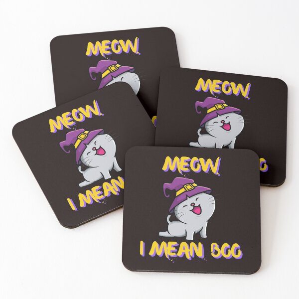 Item preview, MEOW I MEAN BOO designed and sold by jmed70.