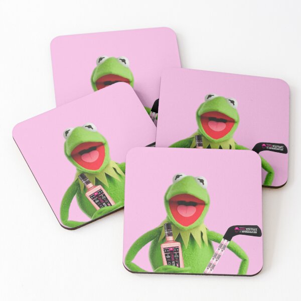 Item preview, Green Frog Doll Sipping Pink Drink  designed and sold by BuckskinMe.