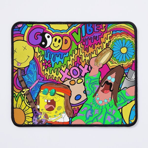 Item preview, Hippie Spongebob Colorful designed and sold by BuckskinMe.