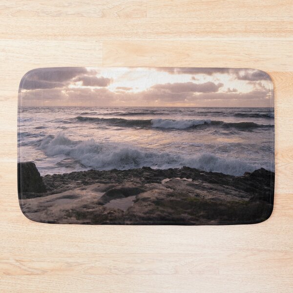 Item preview, pink ocean waves at sunset designed and sold by beenplanted.