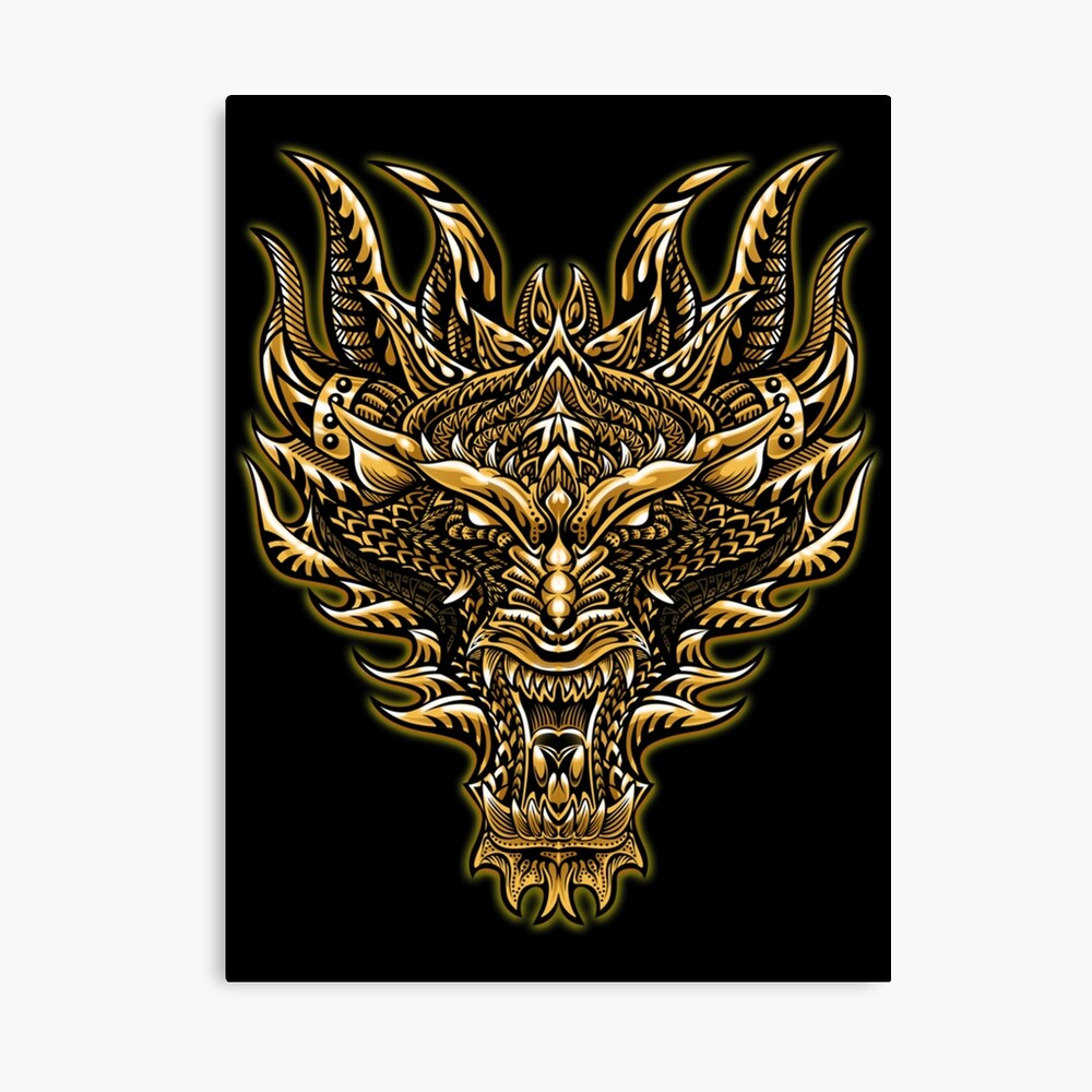 Hand Drawn Gold Dragon Japanese Tattoo Style on White Background Stock  Vector  Illustration of backgroundgold golden 98408175