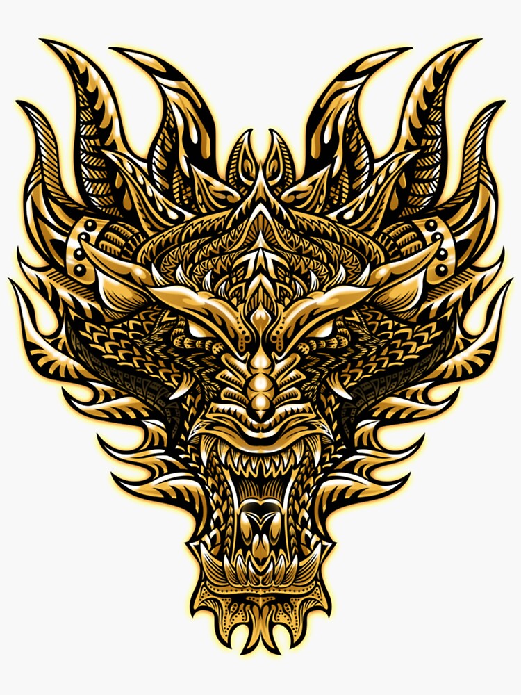 Angry Western Dragon Tattoo Design – Truetattoos
