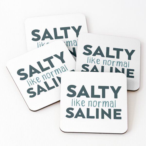 Aperçu de l'œuvre Salé comme une solution saline normale créée et vendue par Nouni-abdo.
