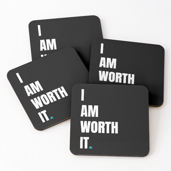 Item preview, I Am Worth It  designed and sold by EmporiumAcademy.