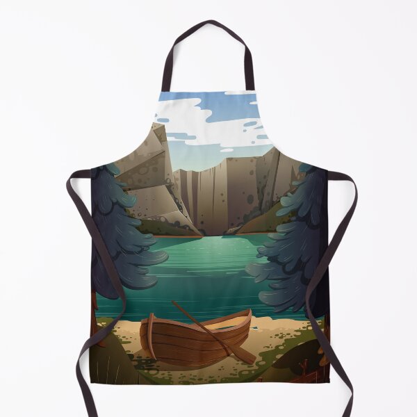 Item preview, Natural Landscape Mountain Lake Adventure designed and sold by Vector Scout Lab.