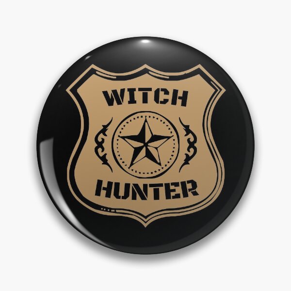 Item preview, Witch Hunter Sheriff Badge | Funny Halloween designed and sold by AlexRinzler.
