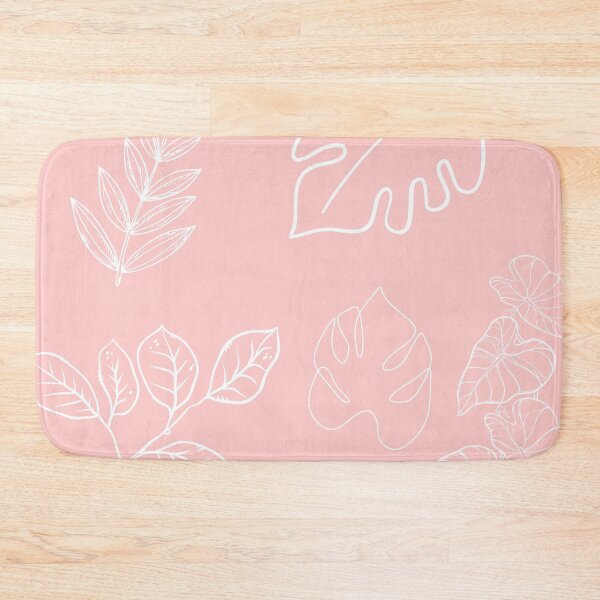 Item preview, White leaf with light red background. designed and sold by ellinnur.