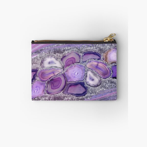 Item preview, Geodes crystal Flow - Purple and Violet  designed and sold by k9printart.