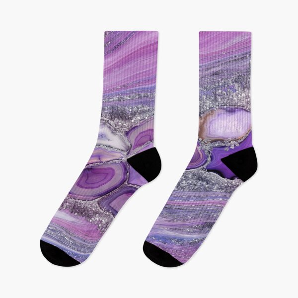 Item preview, Geodes crystal Flow - Purple and Violet  designed and sold by k9printart.