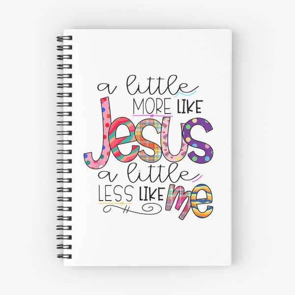 Item preview, A Little More Like Jesus A Little Less Like Me Christian designed and sold by Lois-Store.