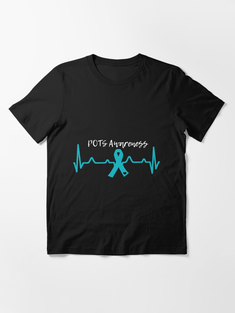 "POTS Awareness EKG" Tshirt by purrfectpixx Redbubble pots t