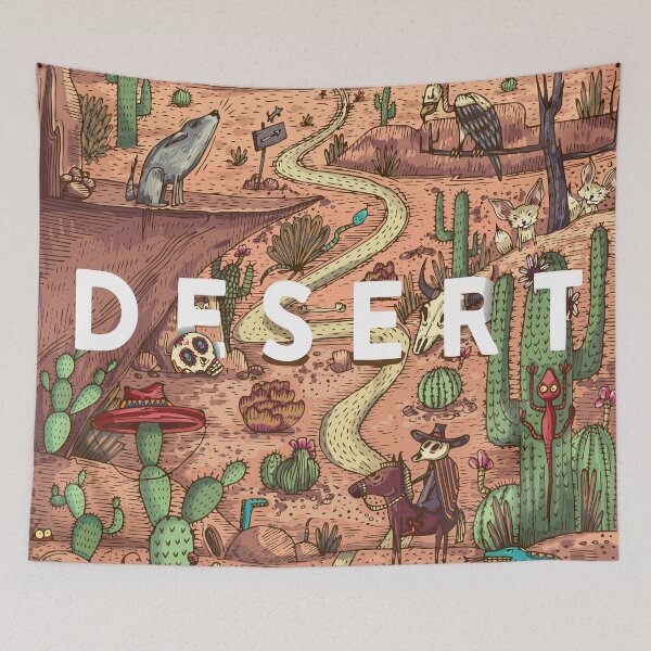 Item preview, Cute Cartoon Doodle Desert Life designed and sold by Vector Scout Lab.