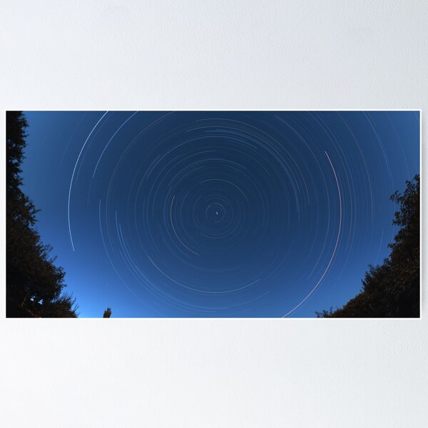 Star trail Poster