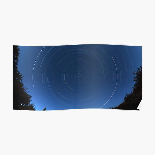 Star trail Poster