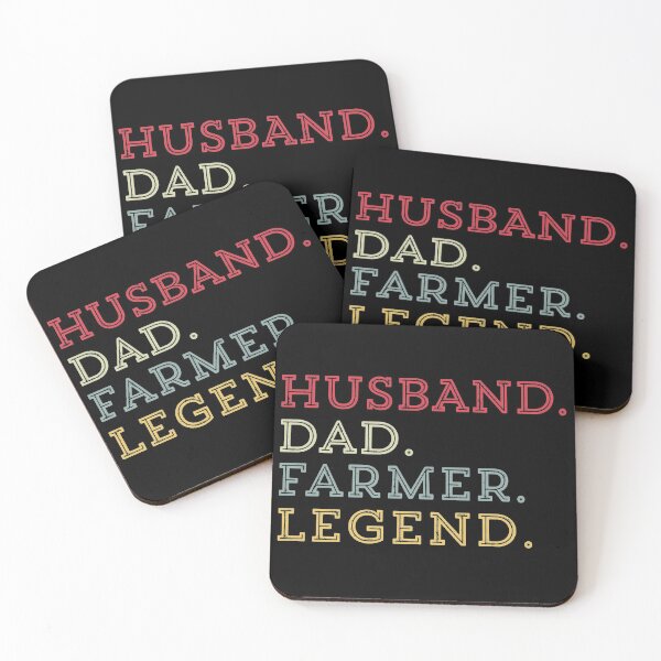 Item preview, Retro Husband. Dad Farmer. Legend. Father Vintage designed and sold by TINASTORESHOPE.