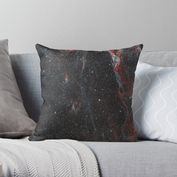 The Veil nebula Throw Pillow