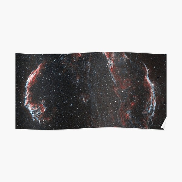 The Veil nebula Poster