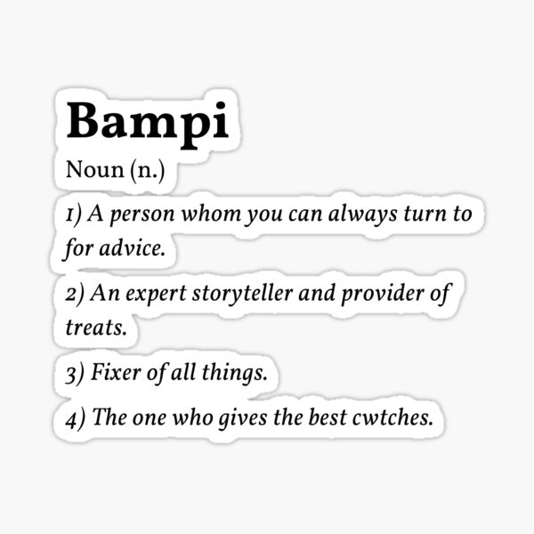 Item preview, Bampi Definition designed and sold by EverythingUK.