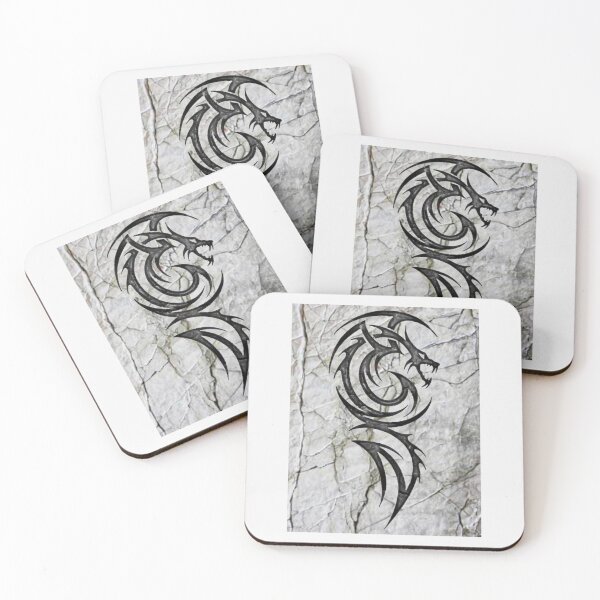 Item preview, rocky tribal dragon| Perfect Gift|dragon tattoo designed and sold by carorowen.