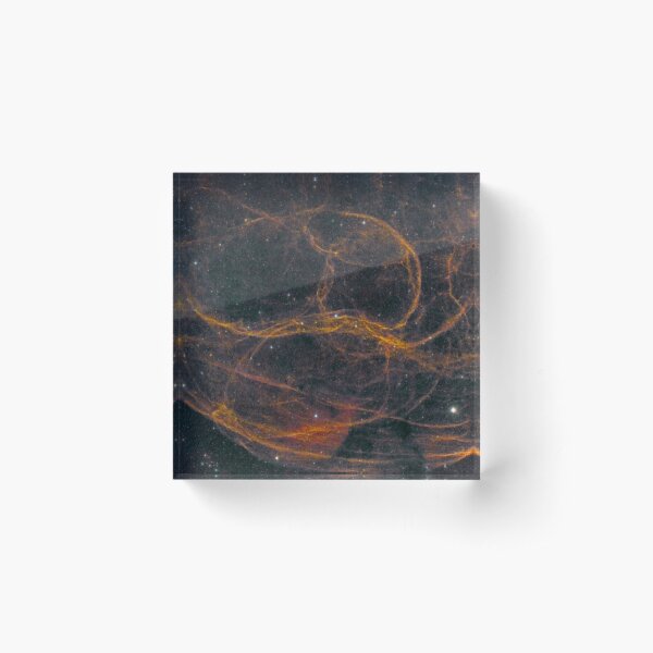 Spaghetti nebula Acrylic Block