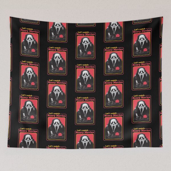 Item preview, Let's watch scary movies Horror Movies Scary Halloween designed and sold by georgebuckart.
