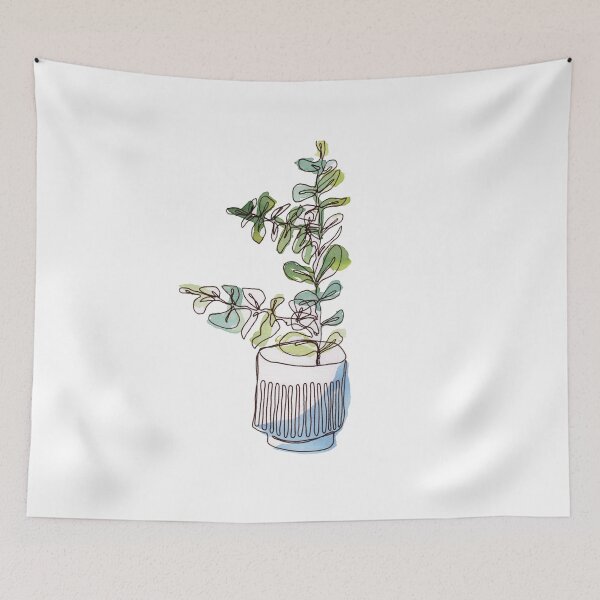 Item preview, Impressions of a Plant, Blue designed and sold by amylewisartist.