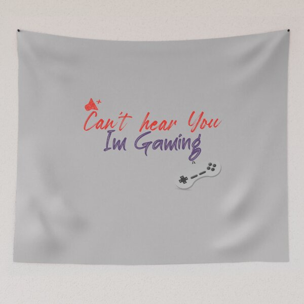 Item preview, Can't Hear You I'm Gaming designed and sold by ErmessThiings.