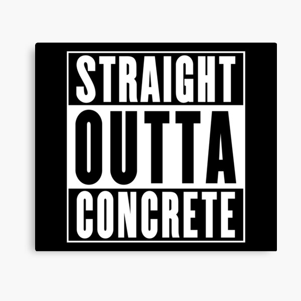 Item preview, Straight Outta Concrete designed and sold by soondoock.