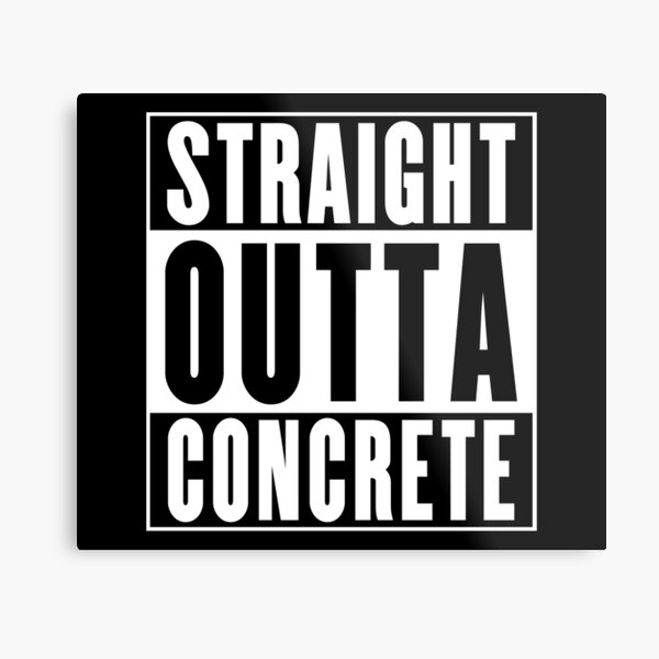 Item preview, Straight Outta Concrete designed and sold by soondoock.