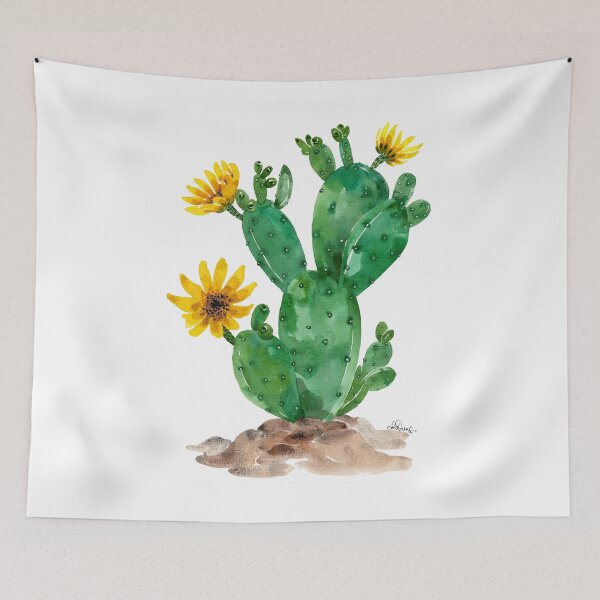 Item preview, Yellow flowered cactus light designed and sold by PetitMartin.