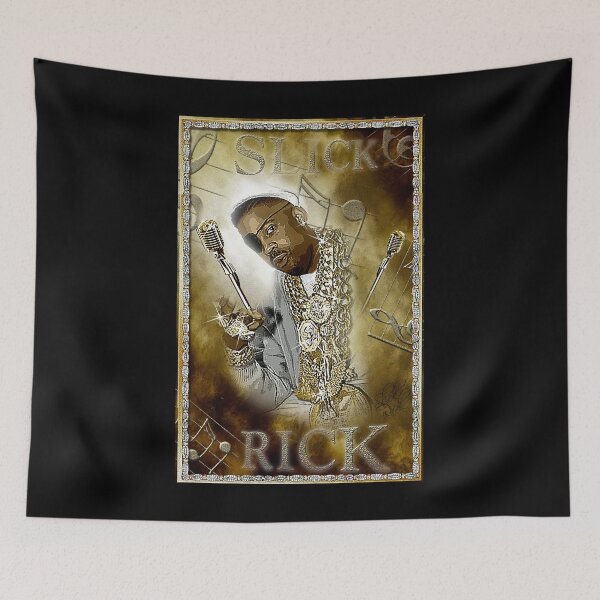 Item preview, A Rapper Record Producer Slick Rick  Poster Long Music designed and sold by PurdySlickRick.