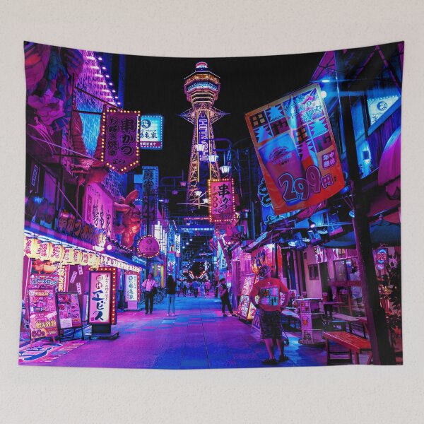 Item preview, Osaka's Neon Paradise designed and sold by Neondreamscapes.