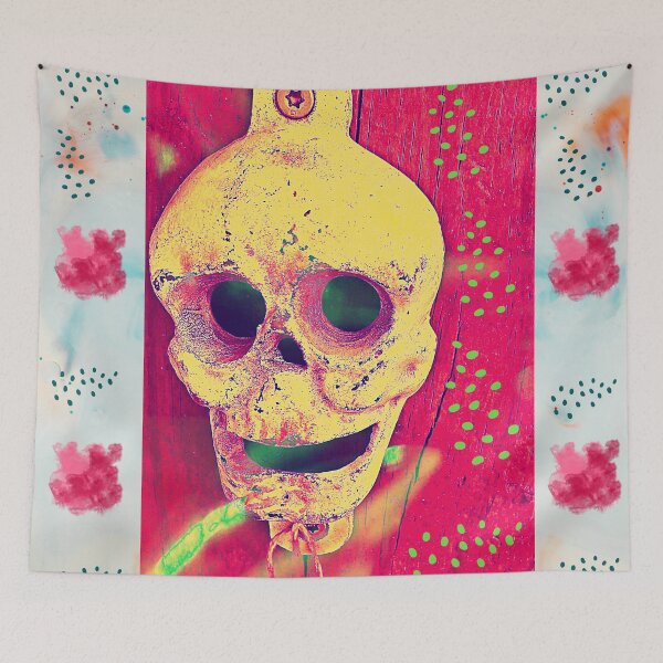 Item preview, eBuLLieNT skull designed and sold by Swooncake Press.