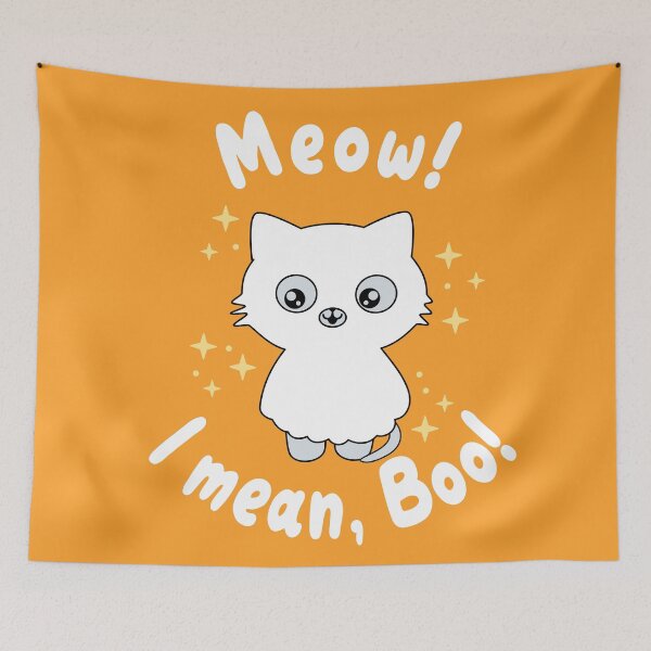 Item preview, Meow I Mean Boo designed and sold by samah82.
