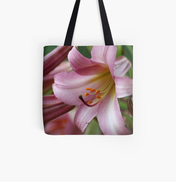 Colors of the Lily Bloom All Over Print Tote Bag