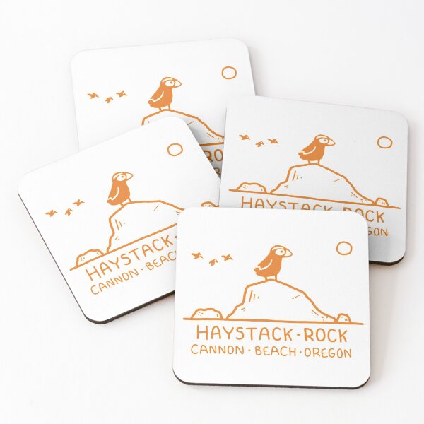 Item preview, Haystack Rock Stylized Tufted Puffin Design designed and sold by Maromas.