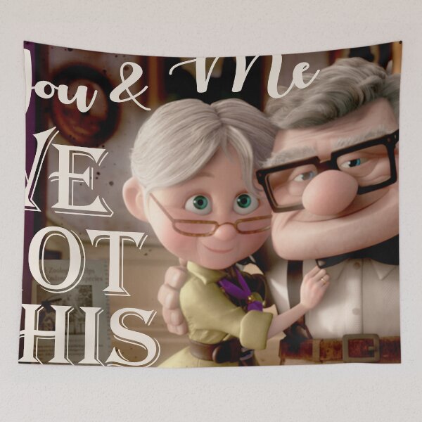 Item preview, Carl & Ellie To My Girlfriend You Are Braver Than You Believe Portrait Poster, Carl and Ellie Landscape Paper Poster, Wall Decor designed and sold by Wonmater.