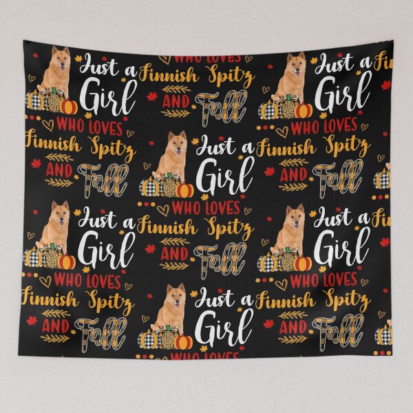 Item preview, Just A Girl Who Loves Finnish Spitz And Fall designed and sold by Nguyenvanhai.