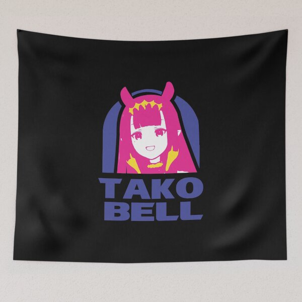 Item preview, Hololive EN Ina TAKO BELL Logo Parody  designed and sold by PATRICIALY115.