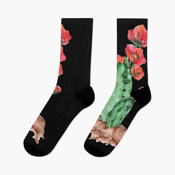 Item preview, Red flowered cactus dark designed and sold by PetitMartin.